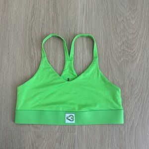 NWOT Woxer Icon Lime Green Sports Bra S